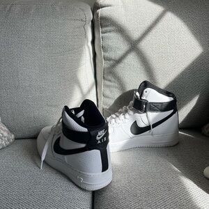 Nike High-Top Sneakers in Black and White